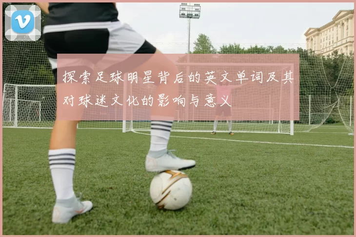 探索足球明星背后的英文单词及其对球迷文化的影响与意义
