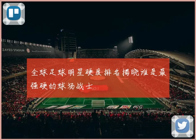 全球足球明星硬度排名揭晓谁是最强硬的球场战士