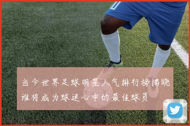 当今世界足球明星人气排行榜揭晓谁将成为球迷心中的最佳球员