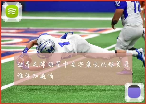 世界足球明星中名字最长的球员是谁你知道吗